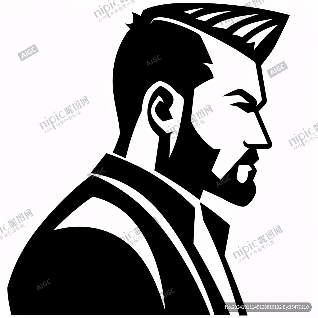 大胡子頭像
