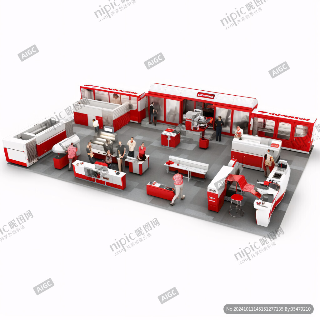廚具展廳效果圖