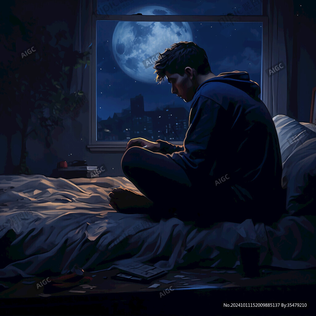 夜讀圖