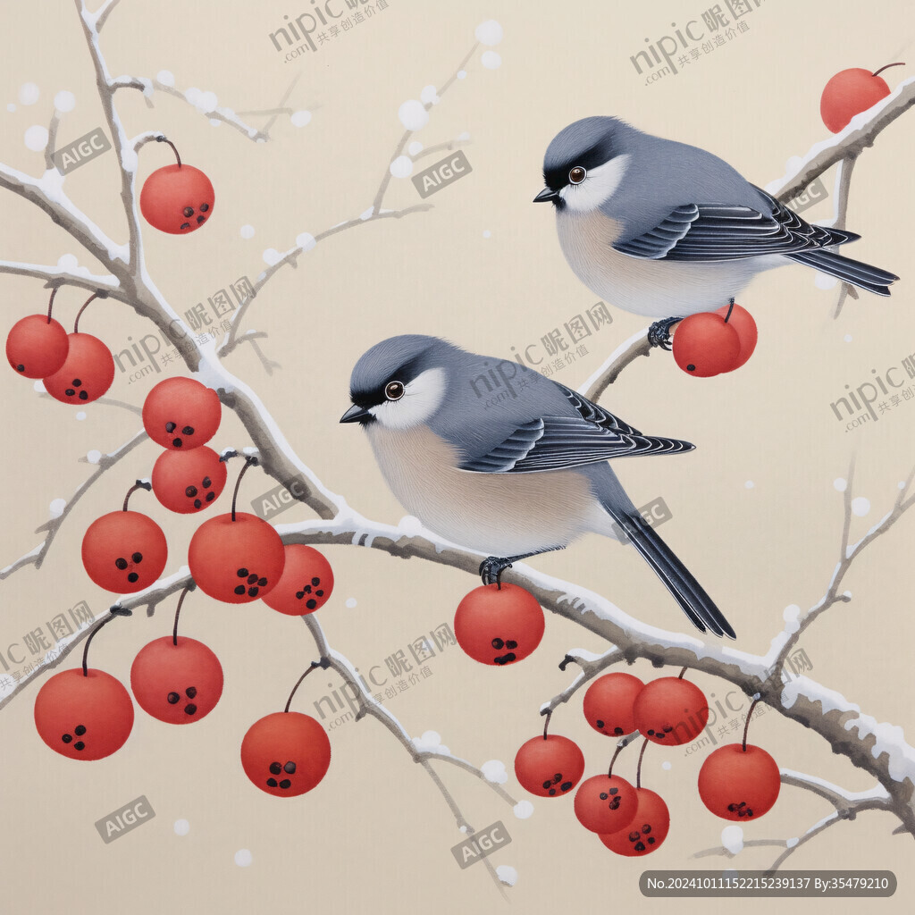 相思鳥插畫