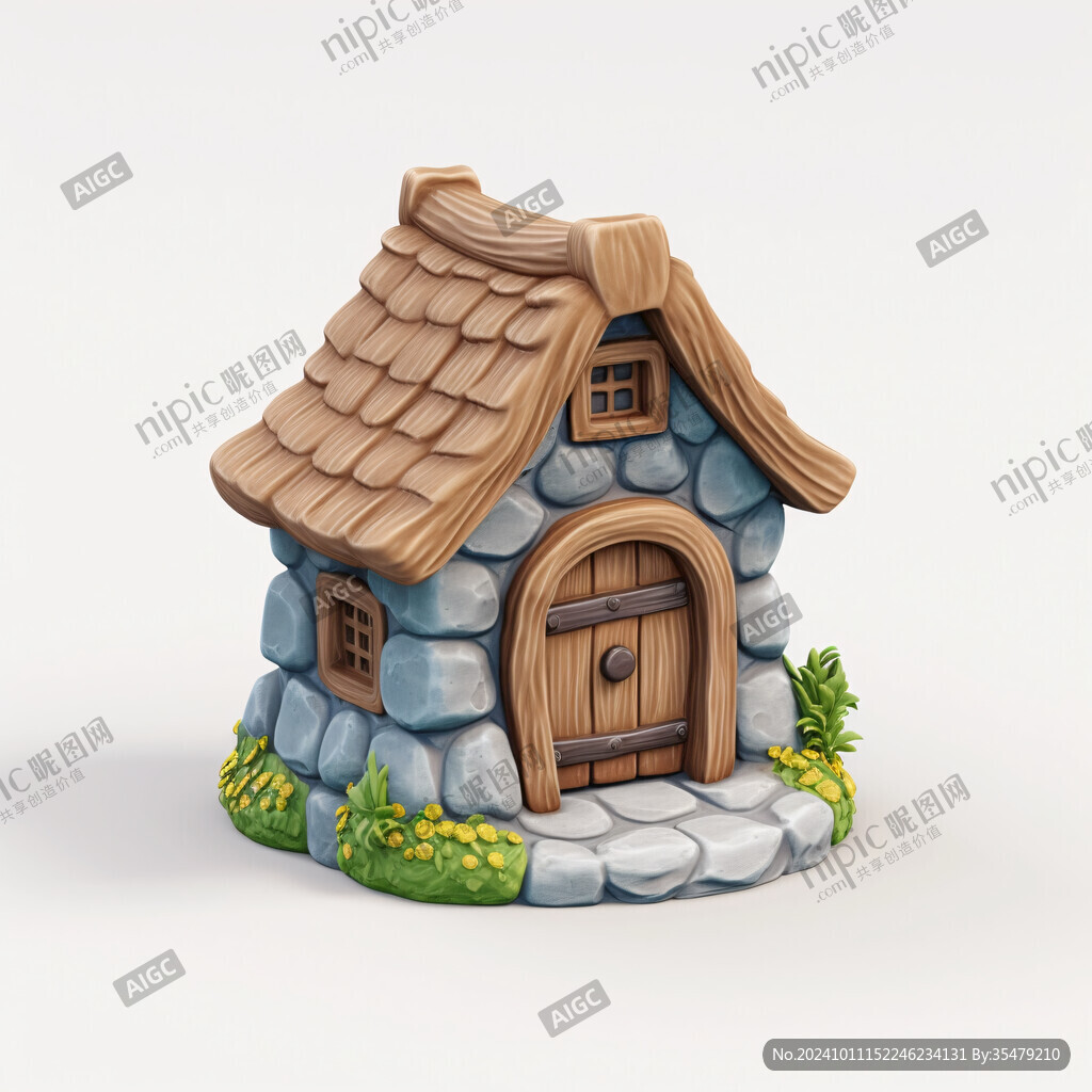 卡通小木屋