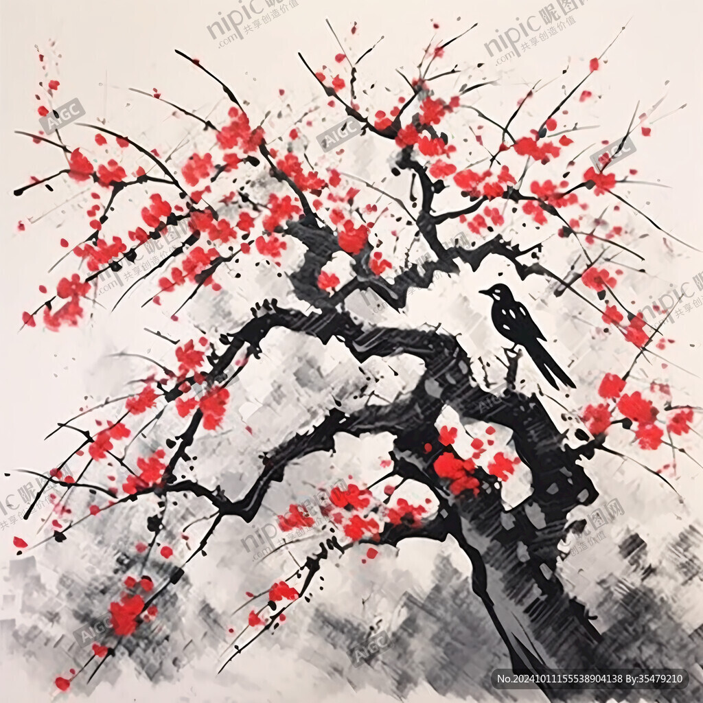 梅花藝術(shù)畫