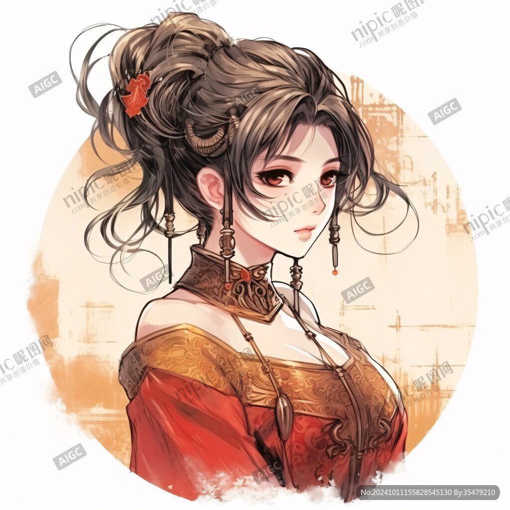 國風(fēng)女性頭像