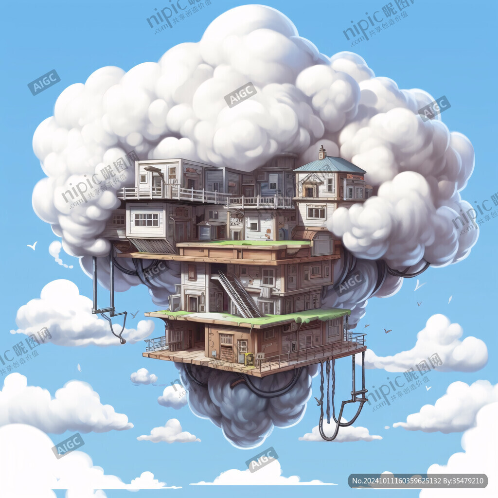 天空之城卡通