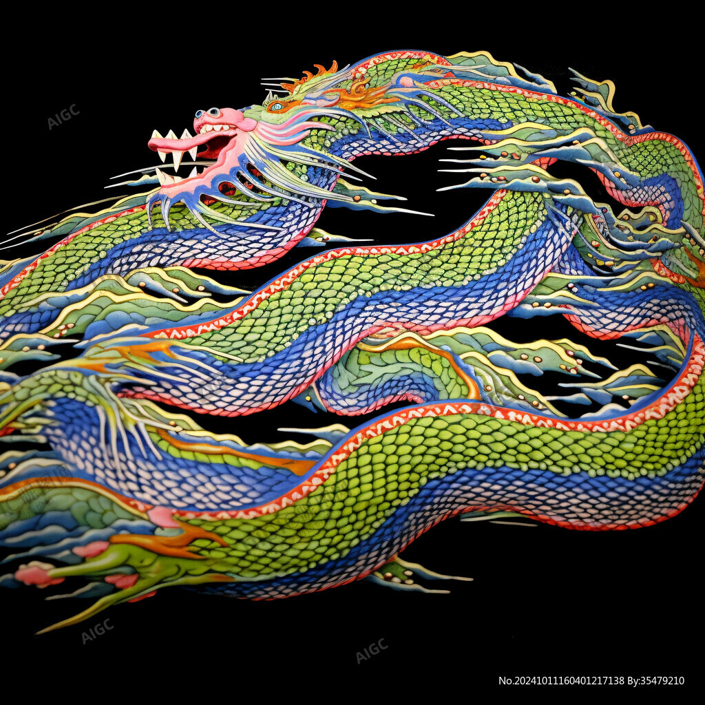 原創龍鳳呈祥青龍