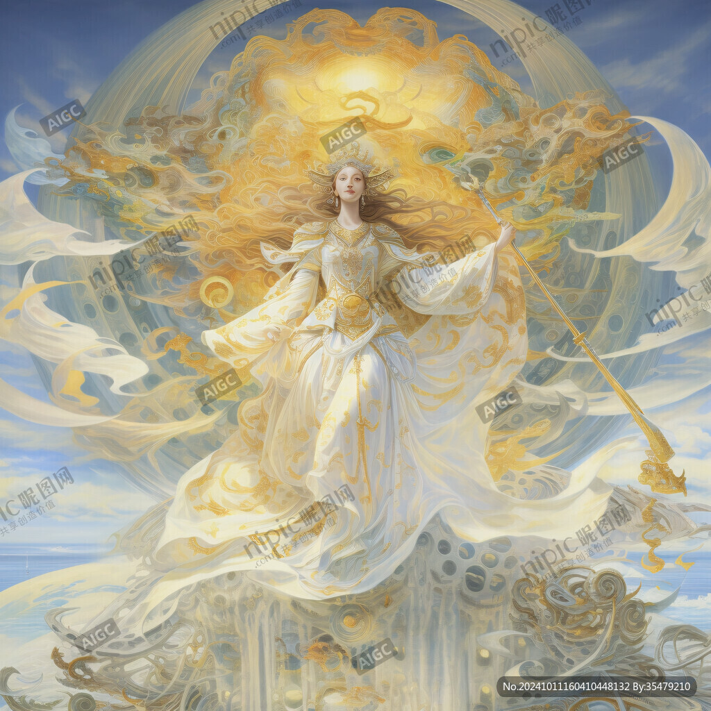 飛天女神插畫