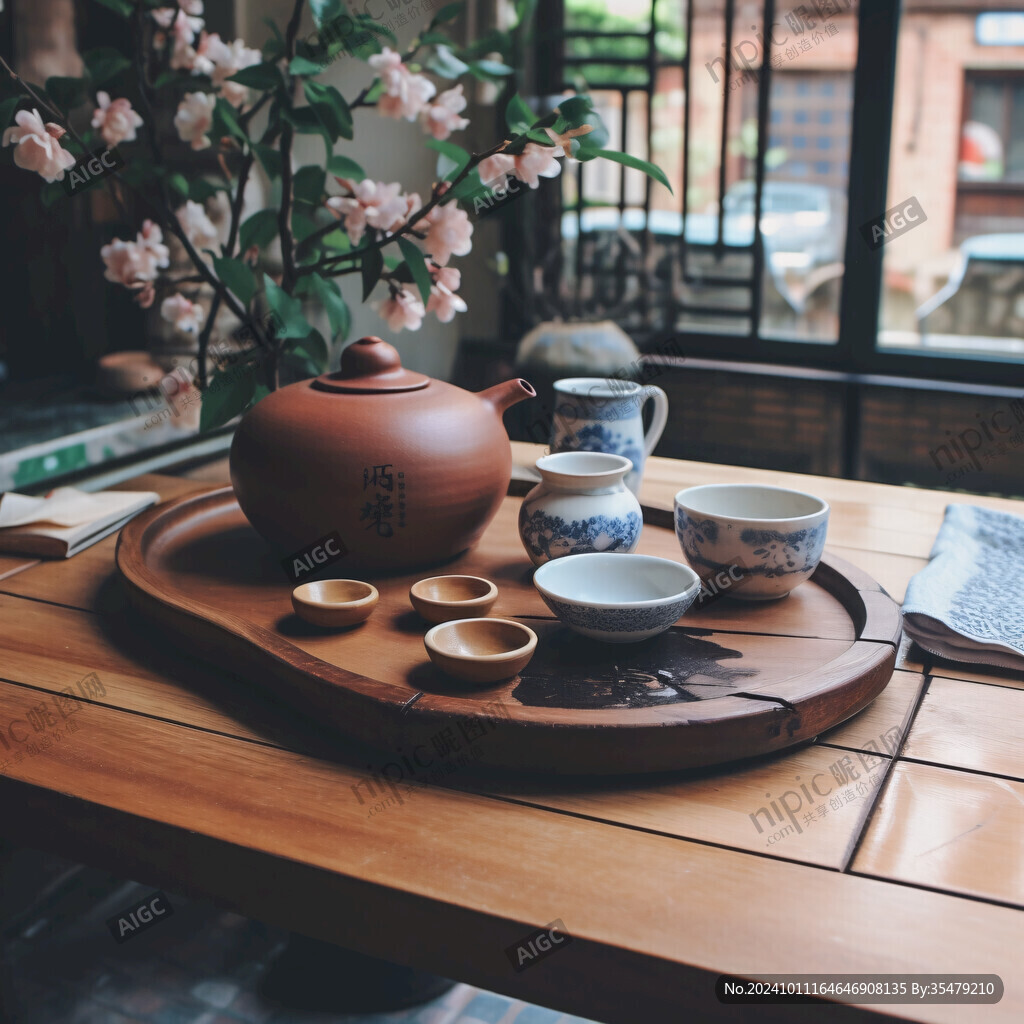 茶店中式茶盤