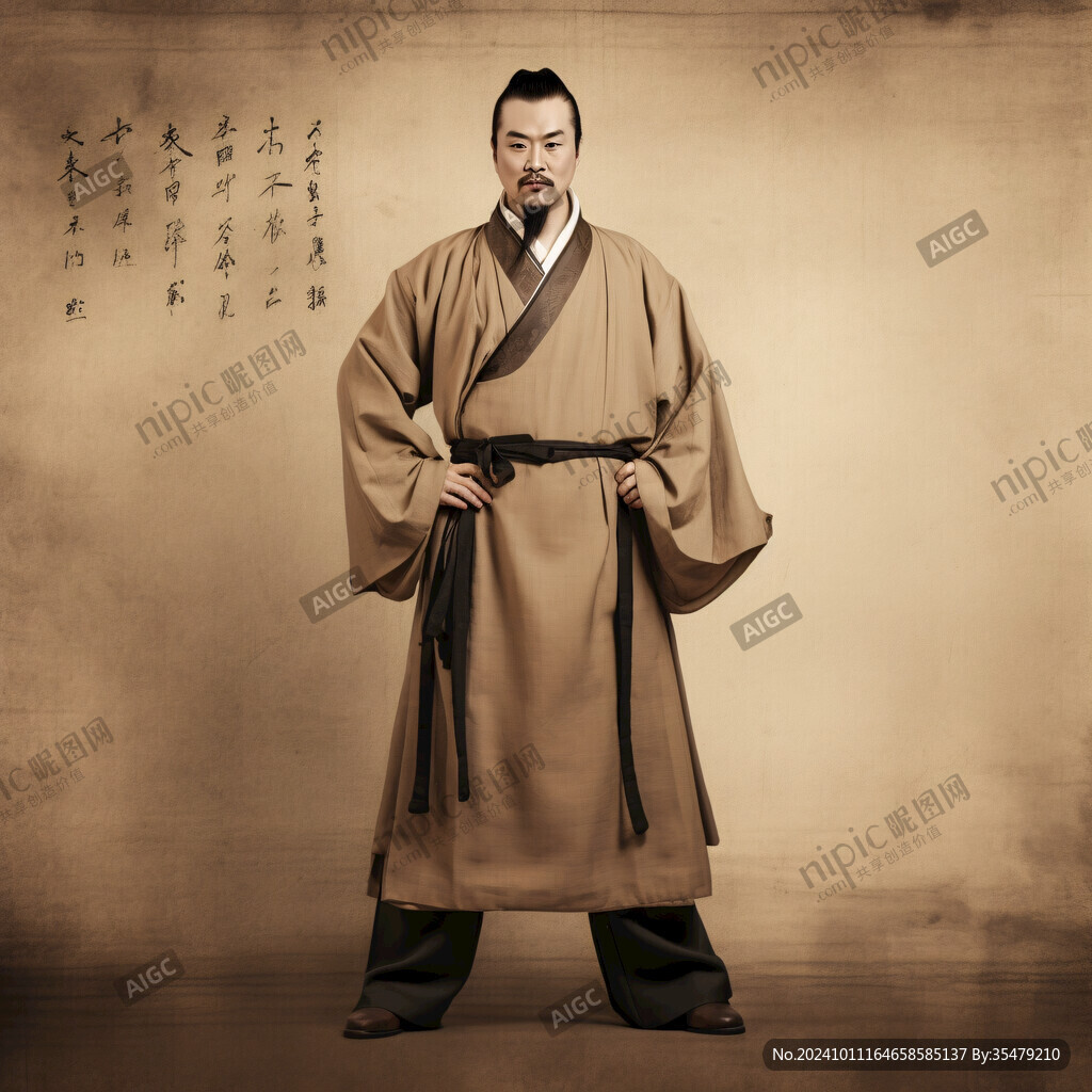 圓領窄袖胡服