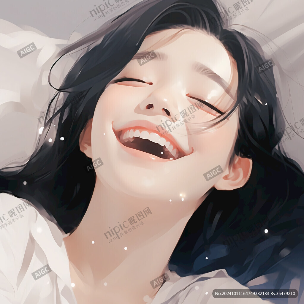 東方睡眠女子插畫
