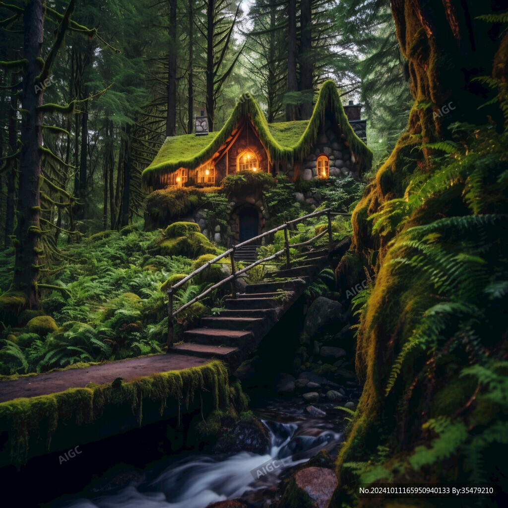 歐式森林小屋