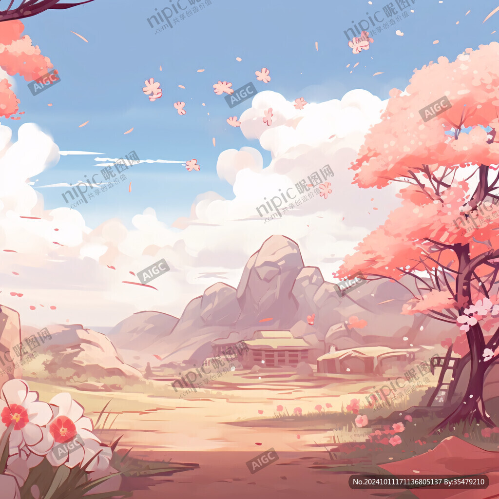 古風(fēng)場景春暖花開
