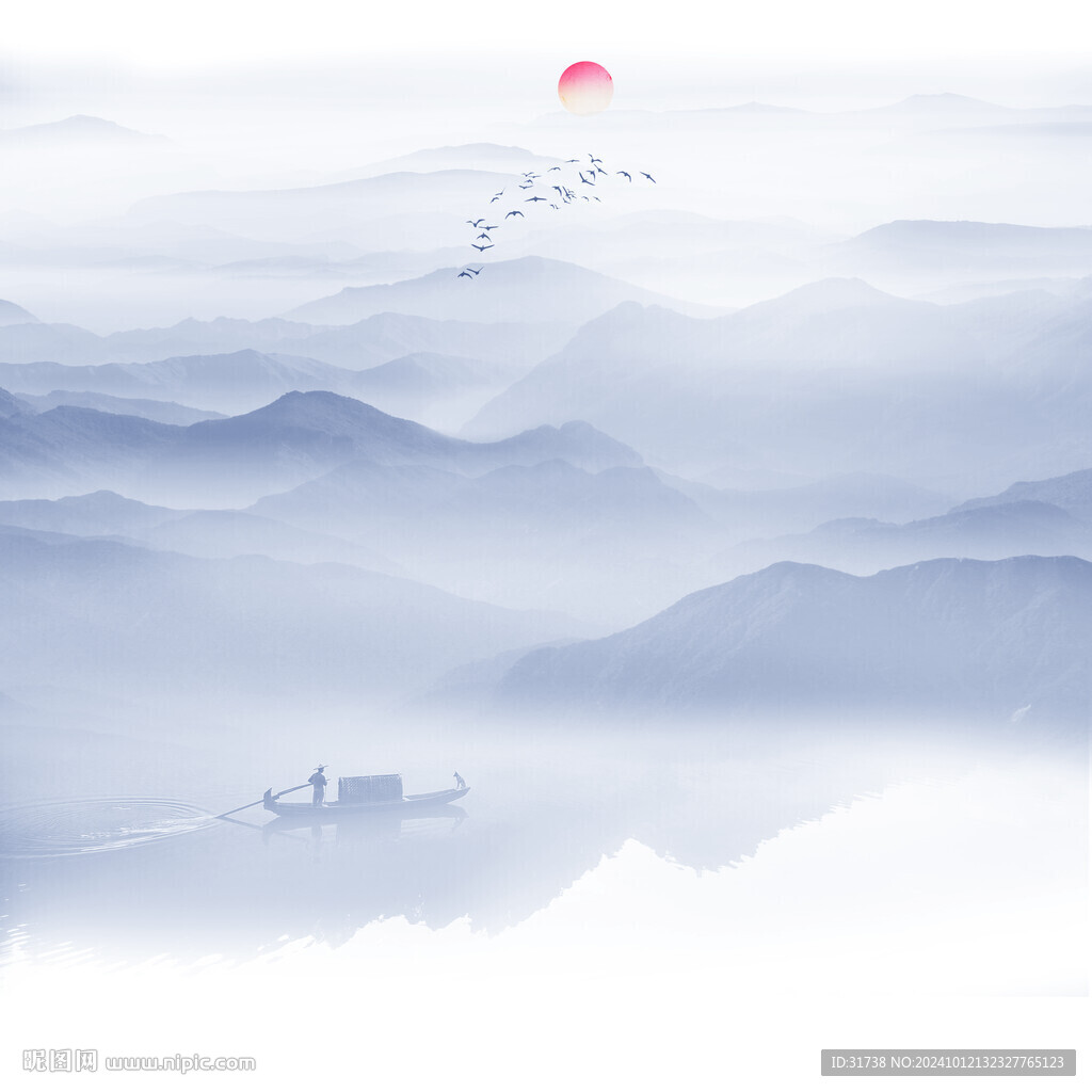 新中式山水畫