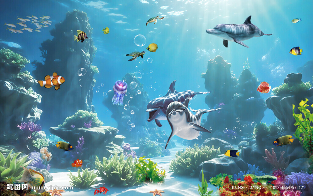 海洋生物海底世界