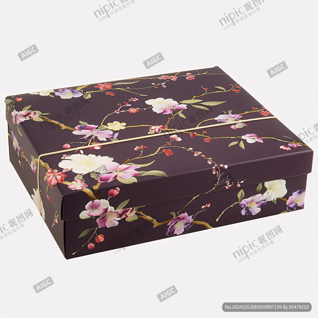 手绘花鸟月饼盒 手绘花鸟月饼盒