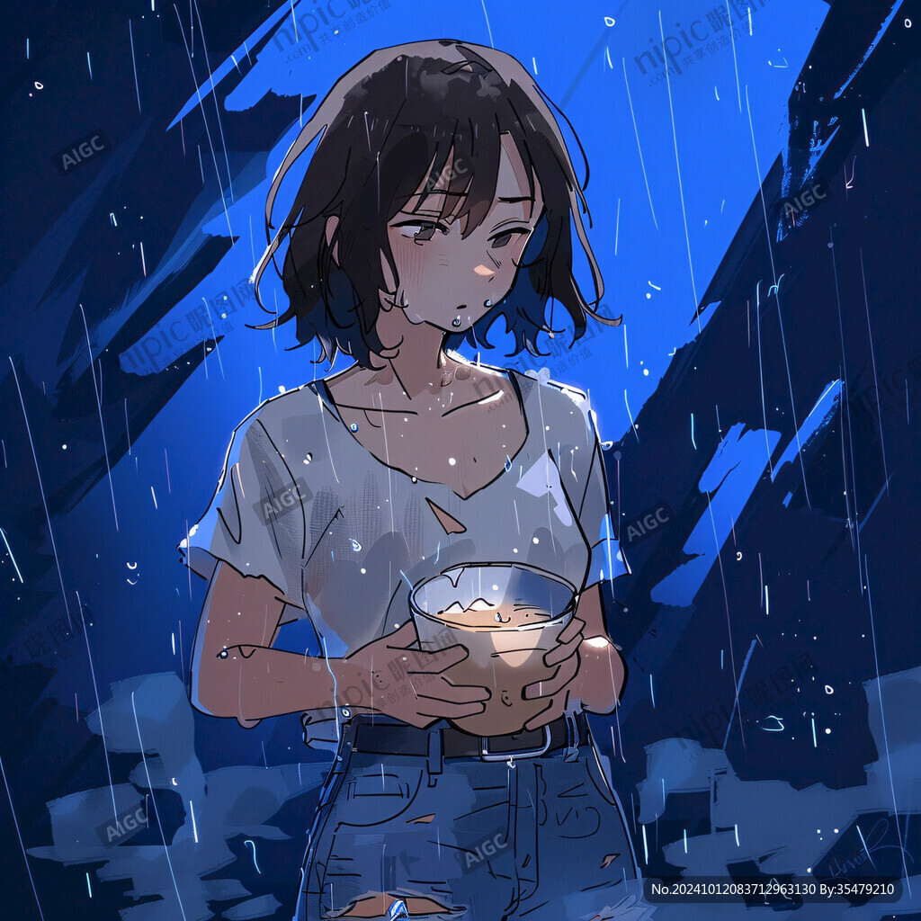 雨天插畫