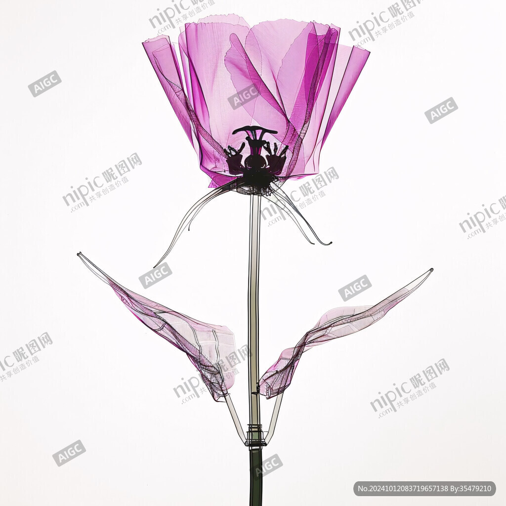喇叭花模型