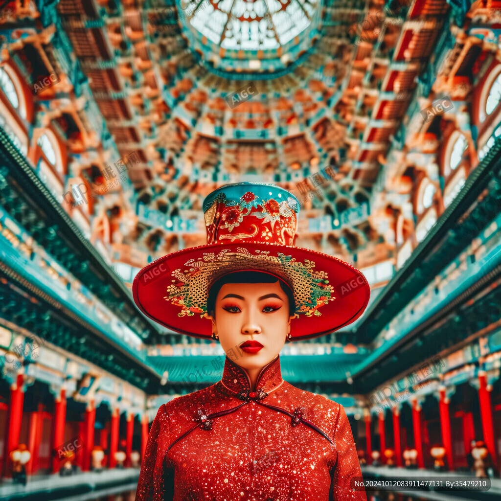 紅色調民國風