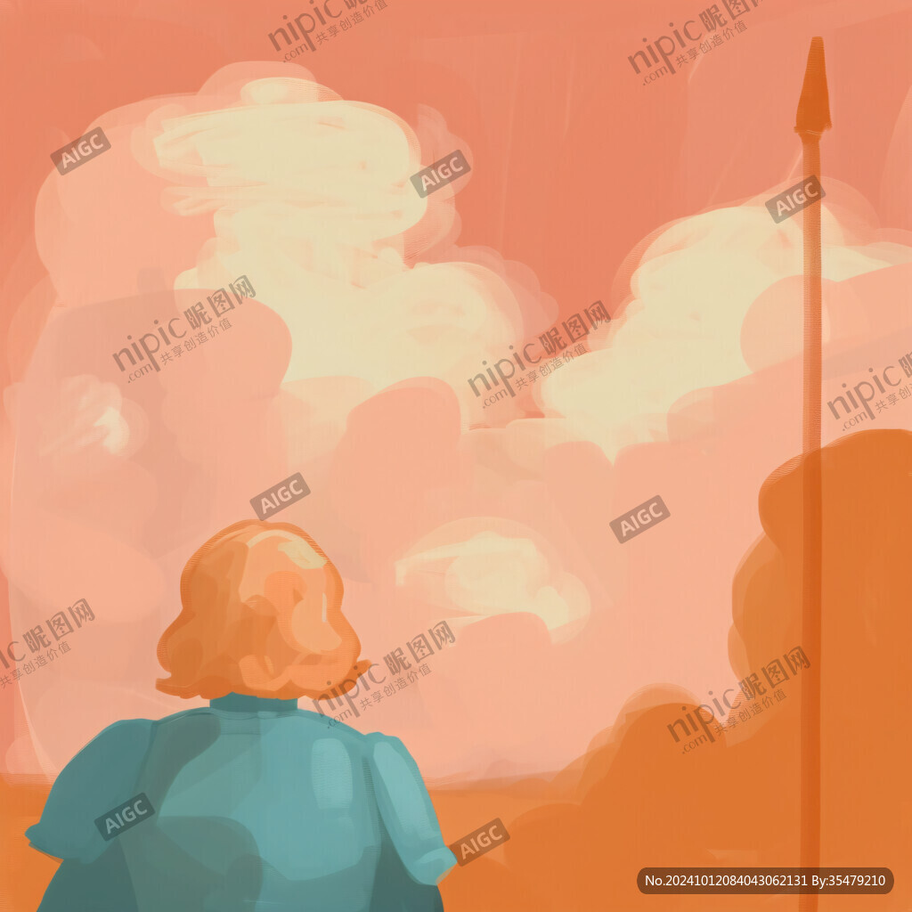 濃煙插畫