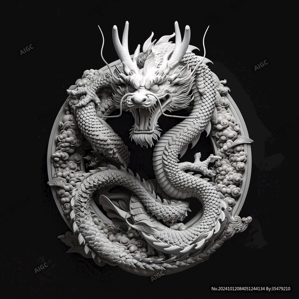 立體浮雕龍