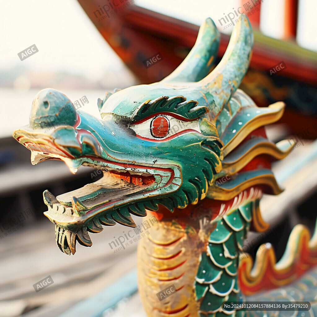 傳統(tǒng)龍舟龍頭