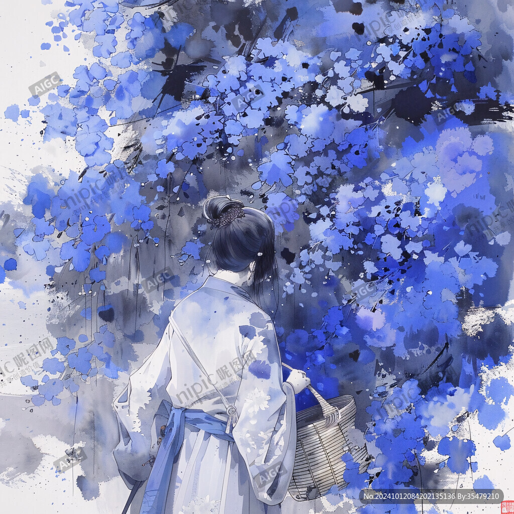 藍(lán)花丹插畫(huà)