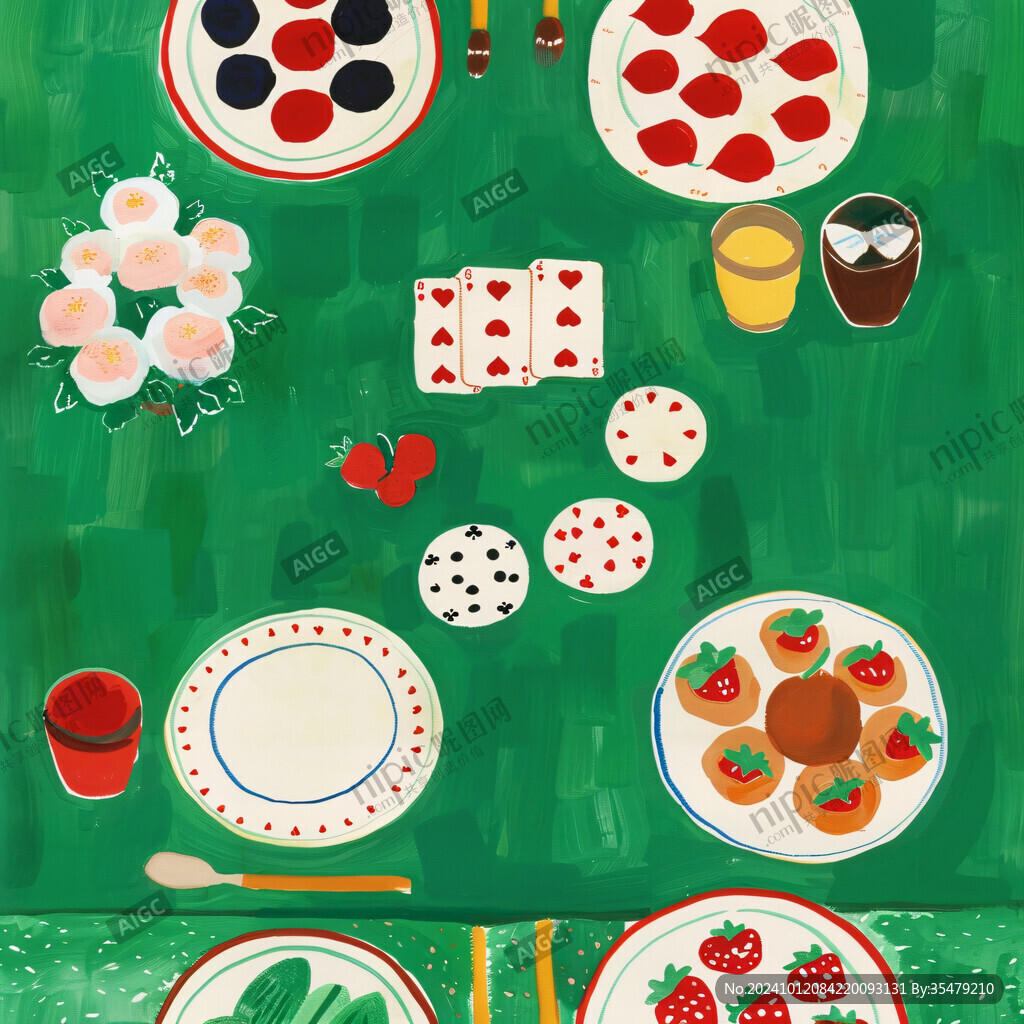 小飯桌插畫