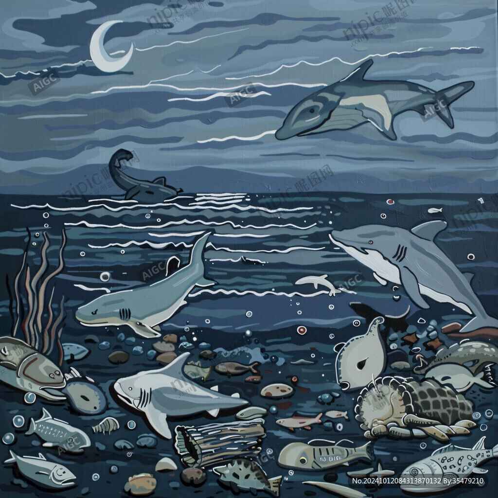 海洋插畫
