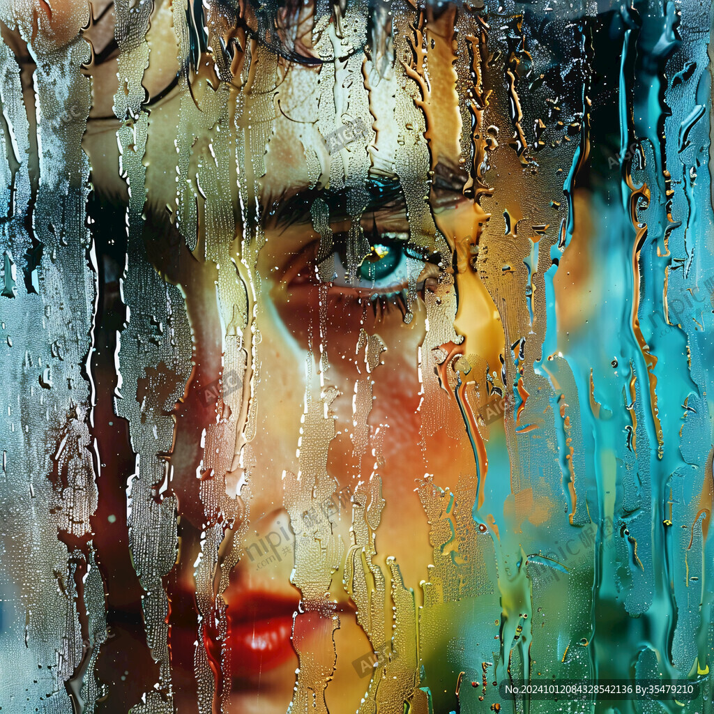 玻璃看雨