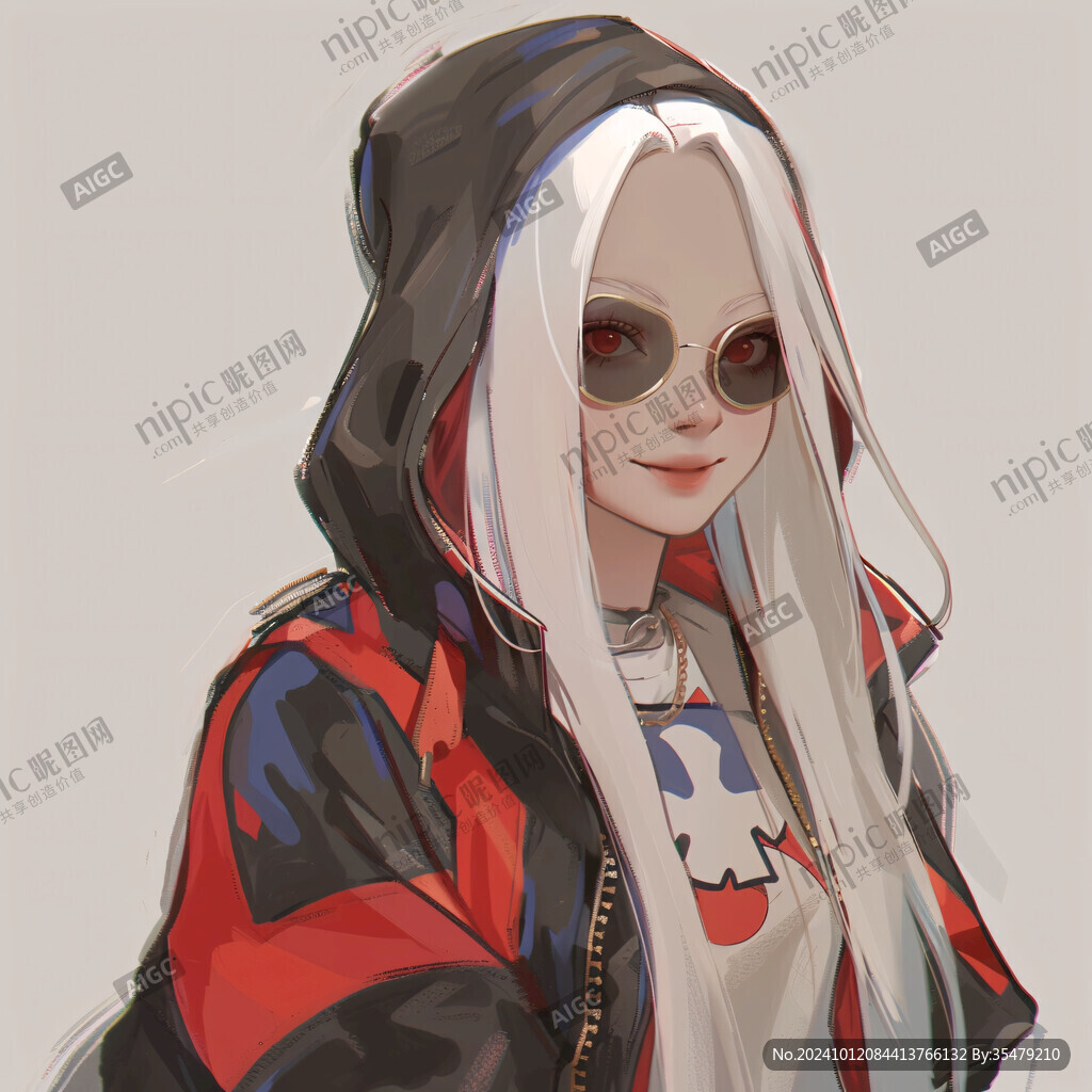 墨鏡人物插畫
