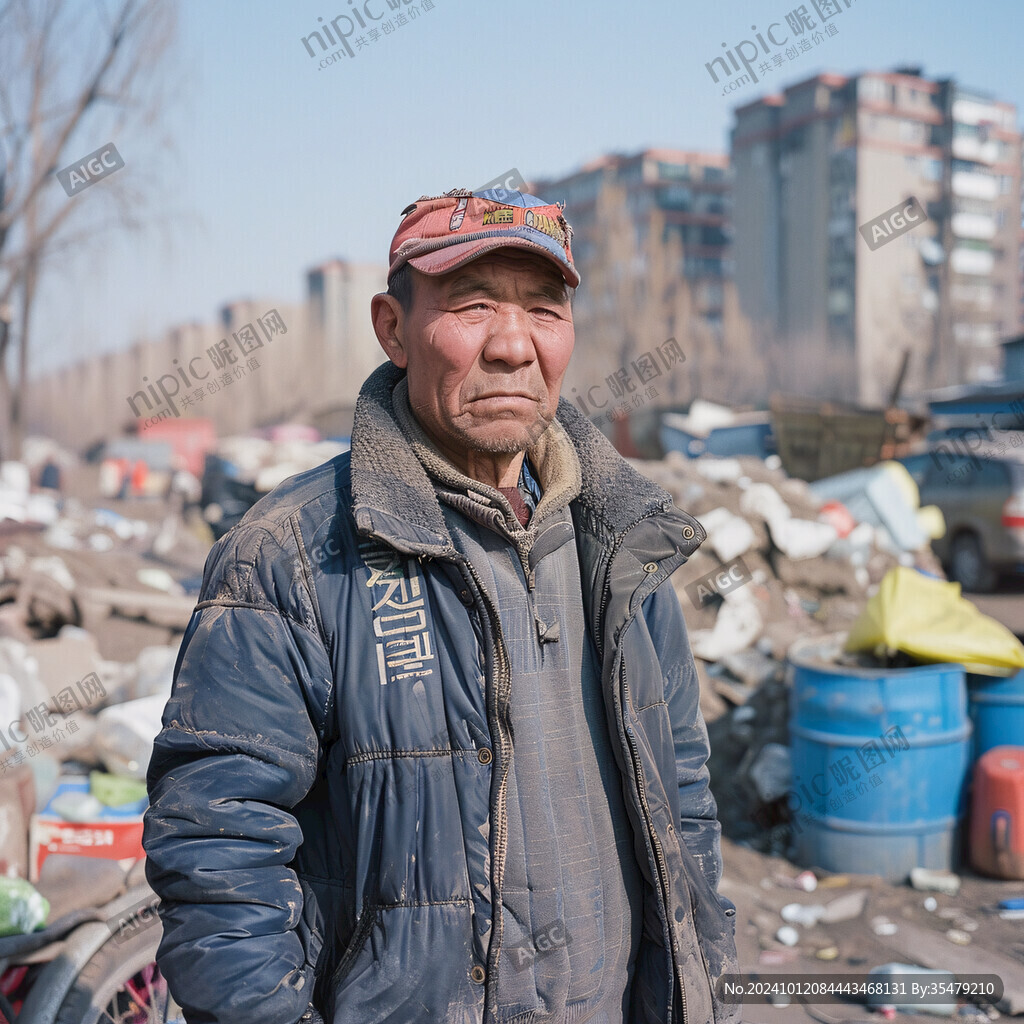 收廢品的老人