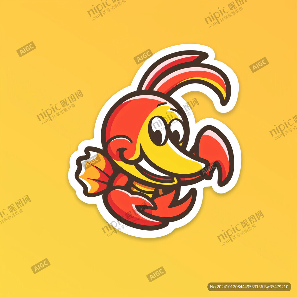卡通辣椒鴨子logo