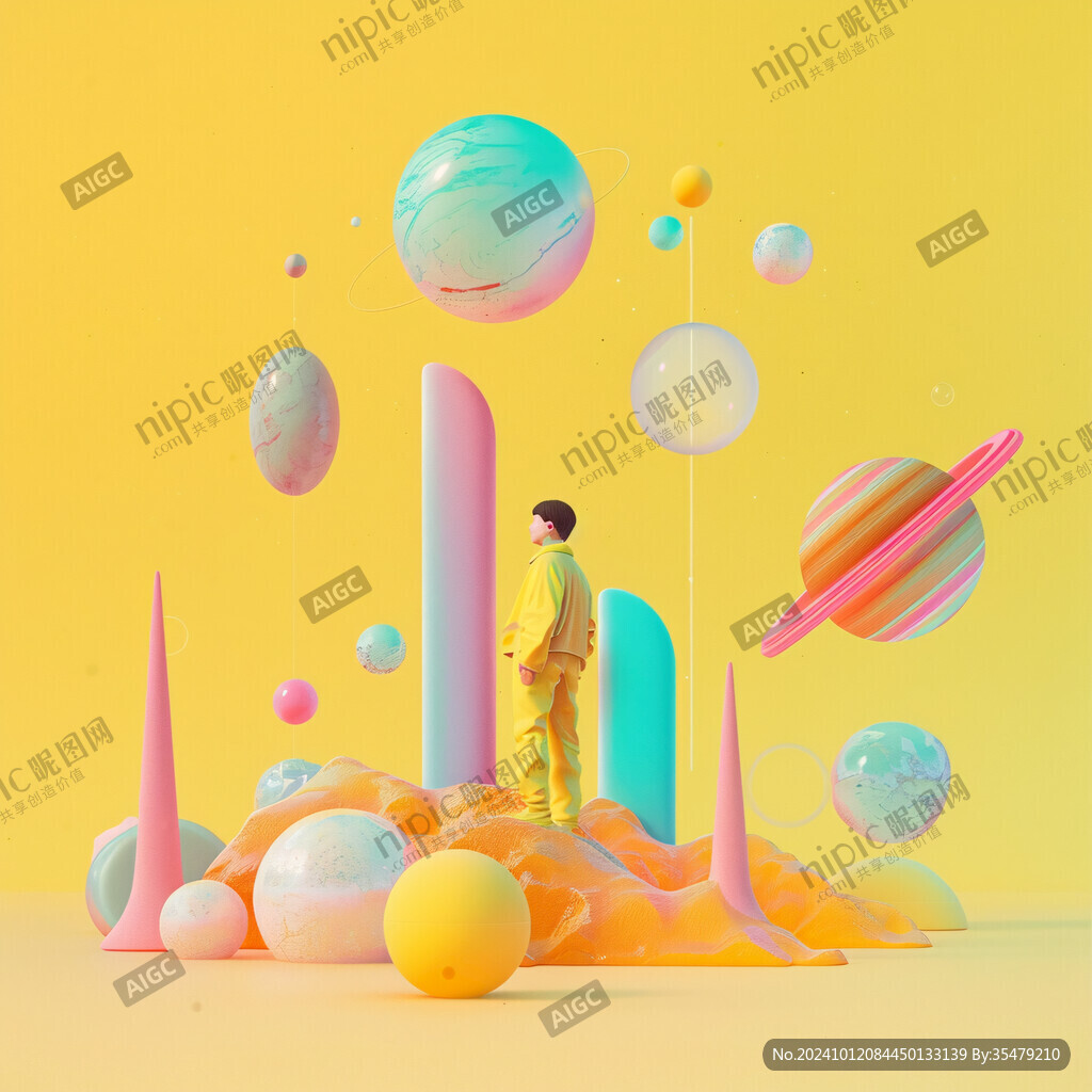 時尚潮流漸變海報