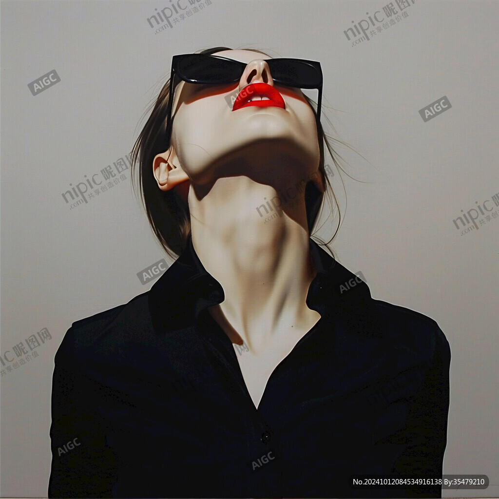 女性高端形象海報