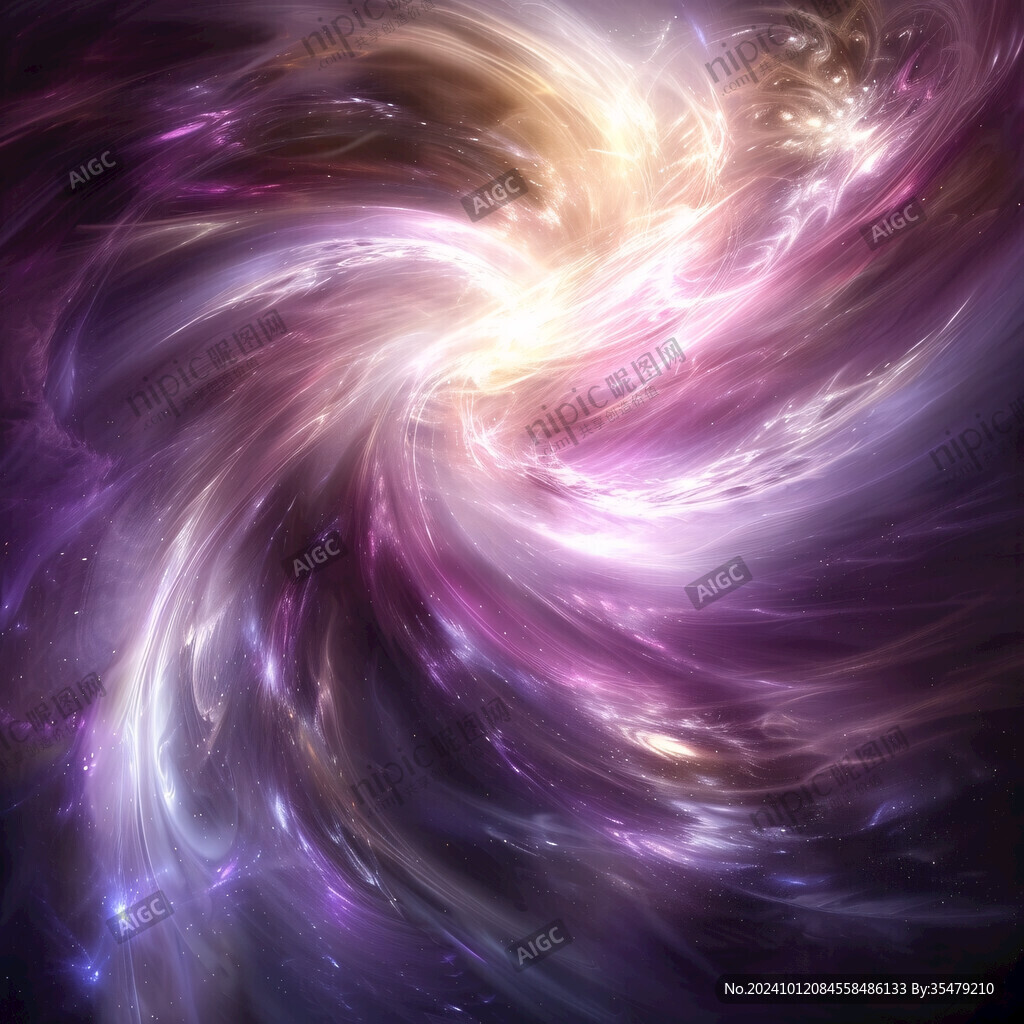 紫色漩渦星空
