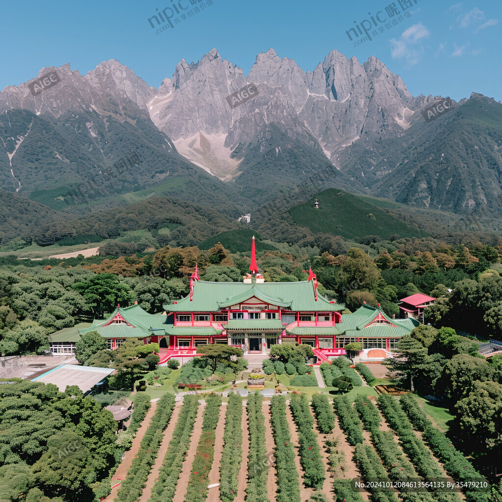 寺院效果圖