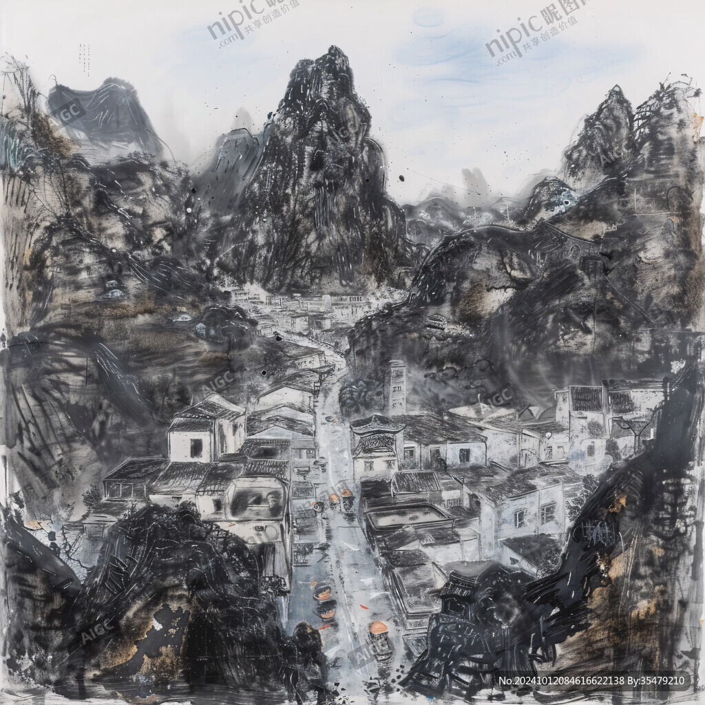 興坪古鎮(zhèn)油畫