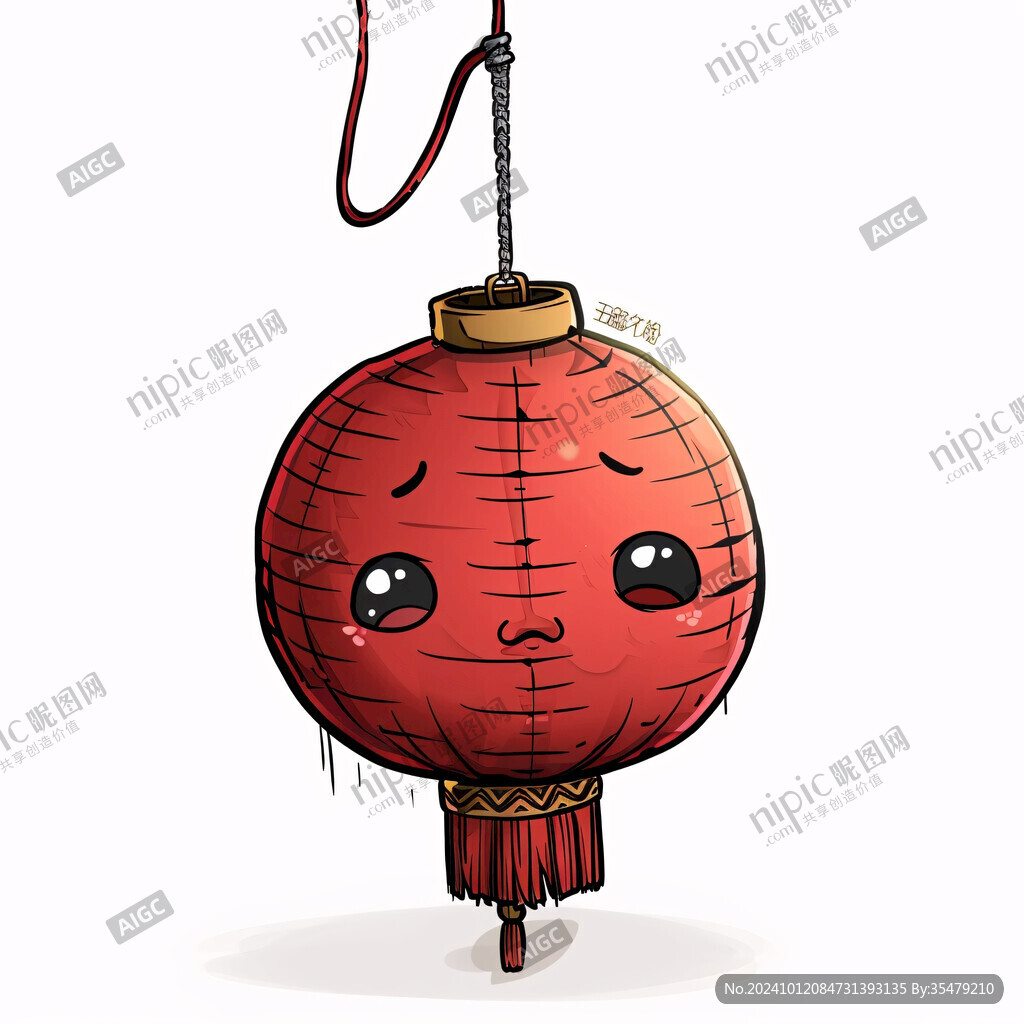 卡通燈籠素材