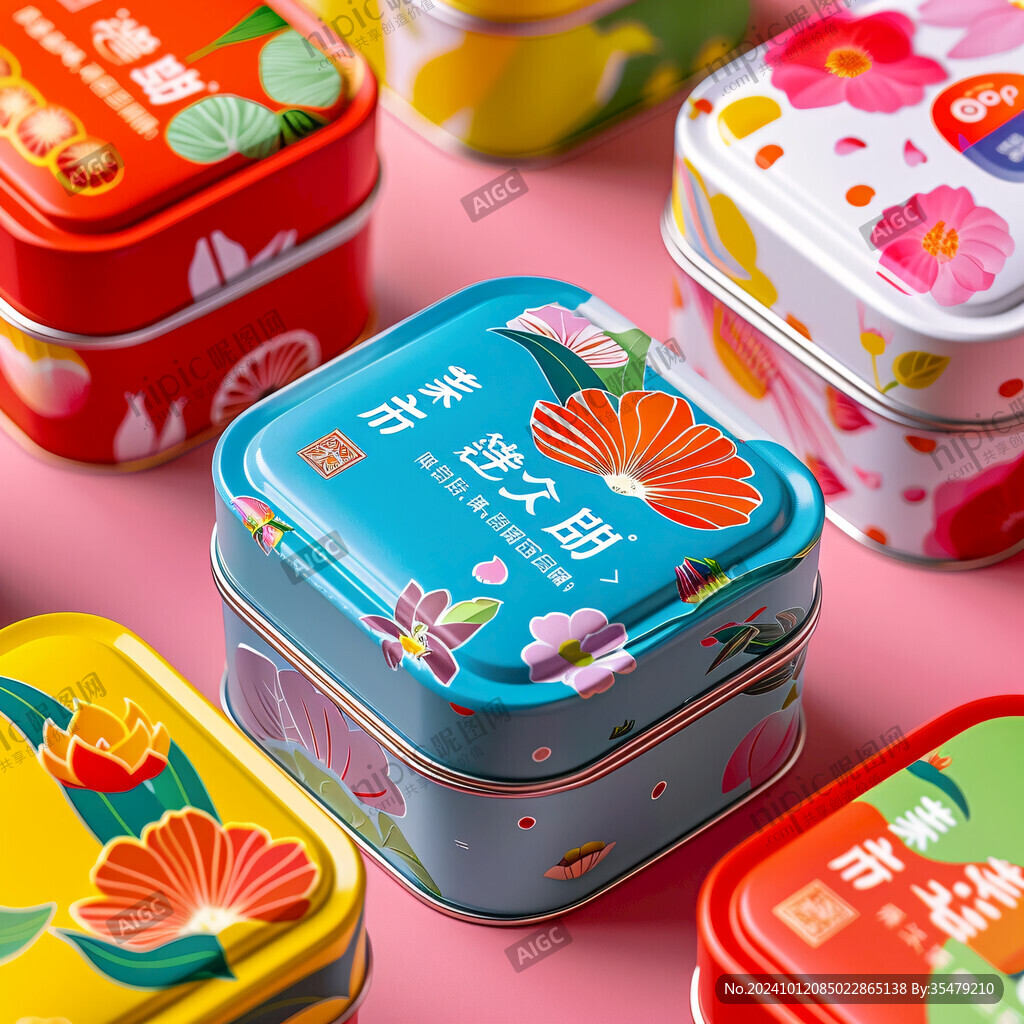 鐵盒八寶茶設(shè)計