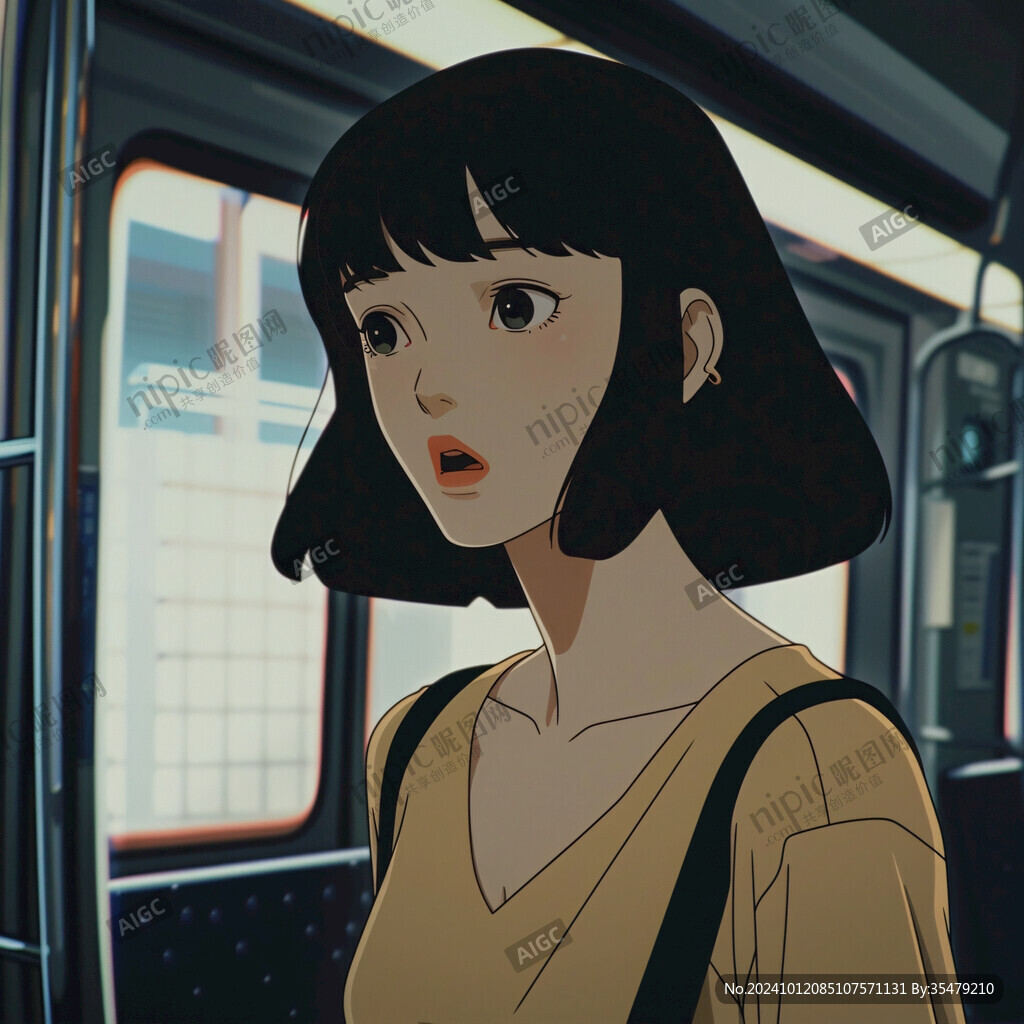 八零年代女孩插畫