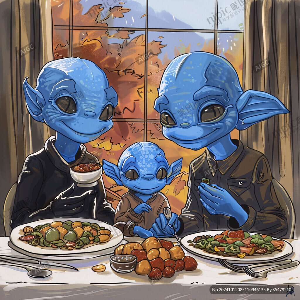 餐廳幽默插畫