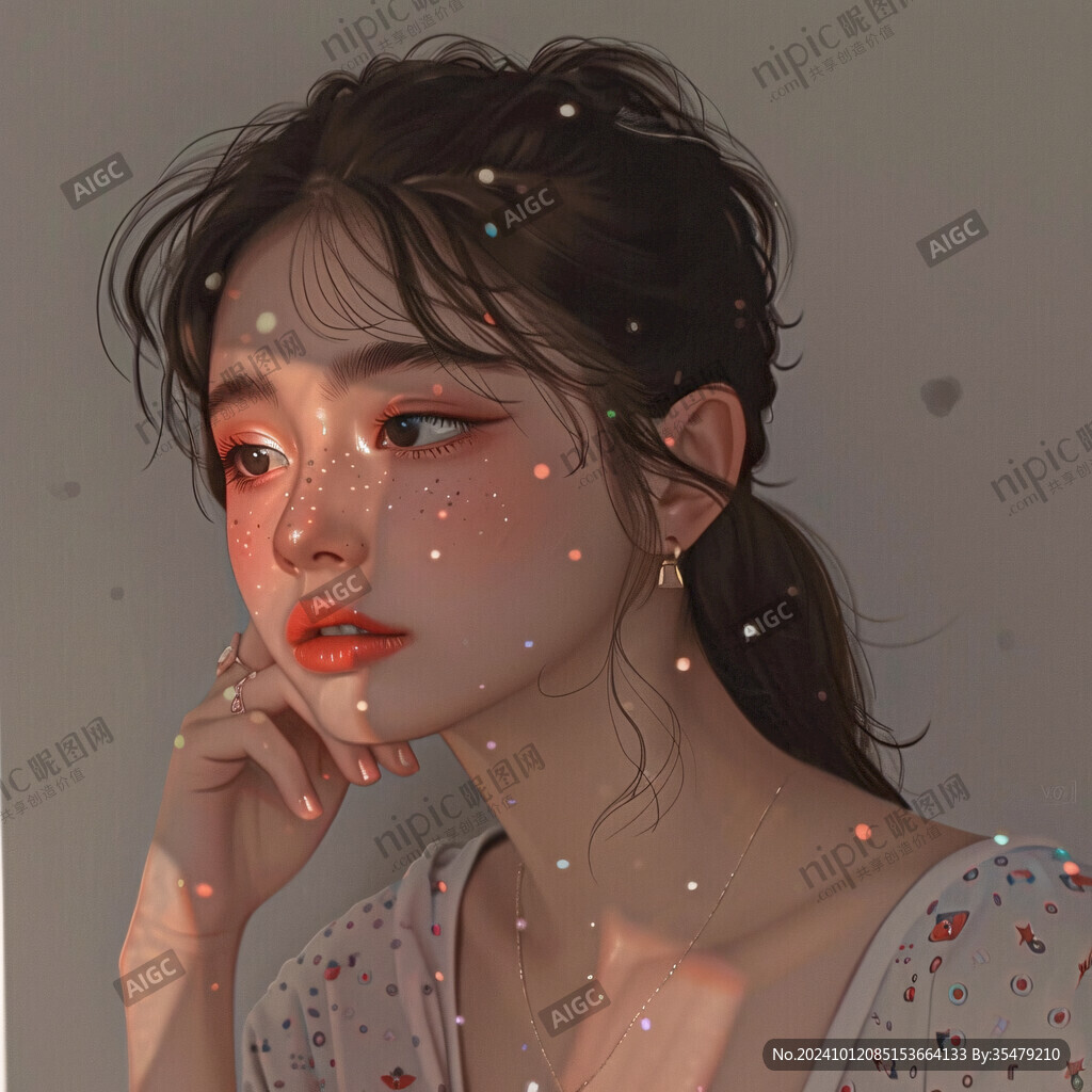 女生插畫繪畫