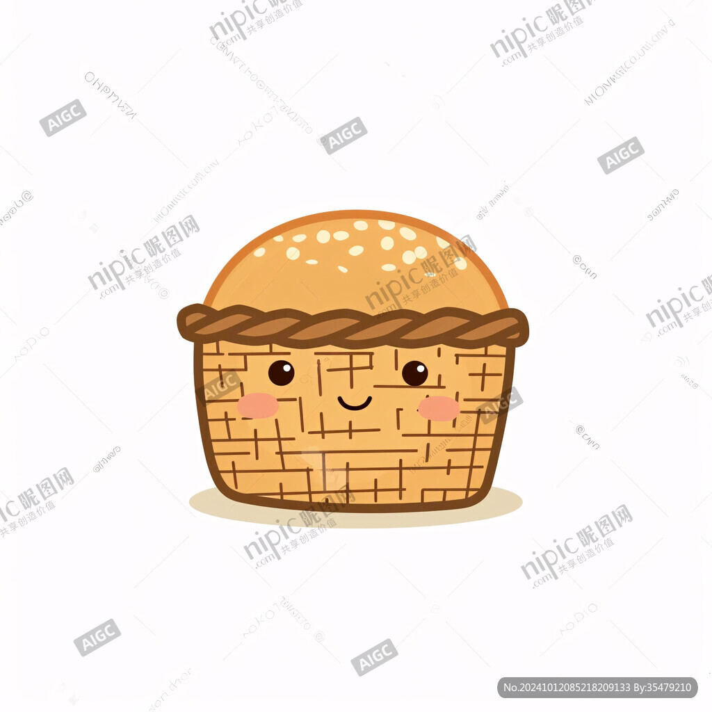 棋子燒餅插畫