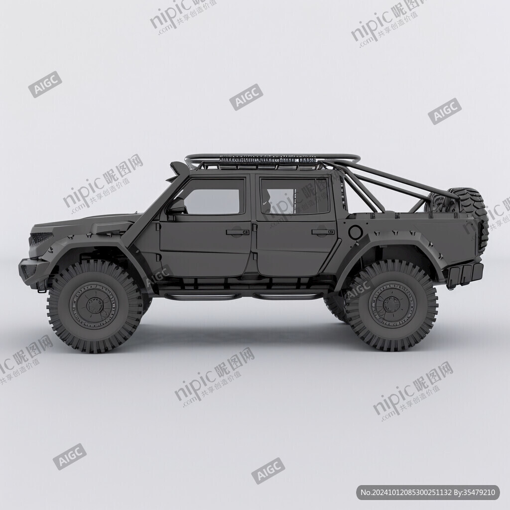 牧馬人越野車模型