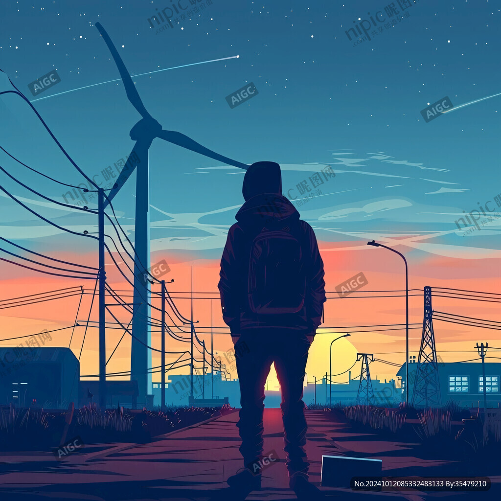 電力局插畫