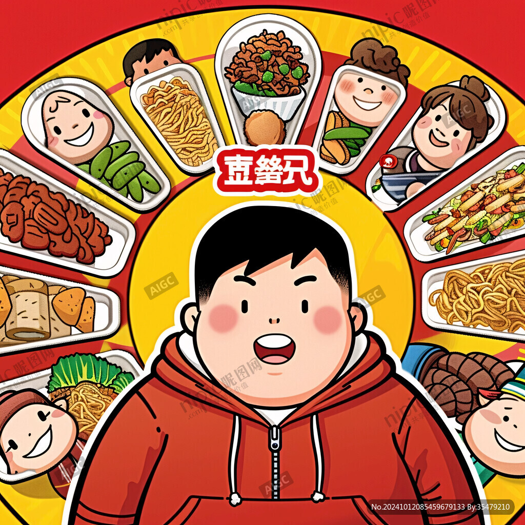 休閑食品人物包裝