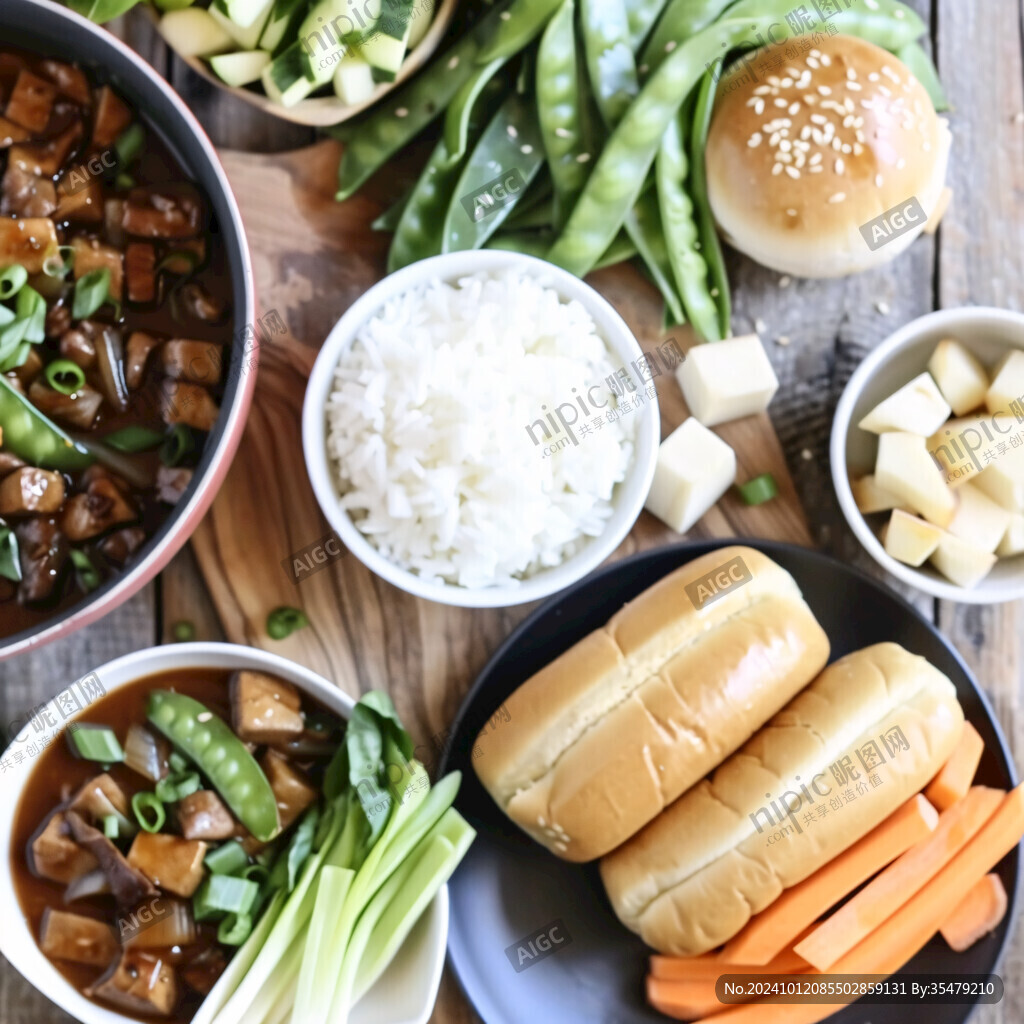 豆角燒肉套餐