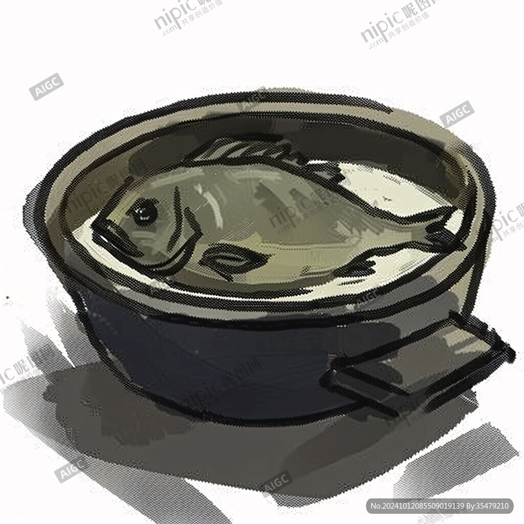 砂鍋魚插畫