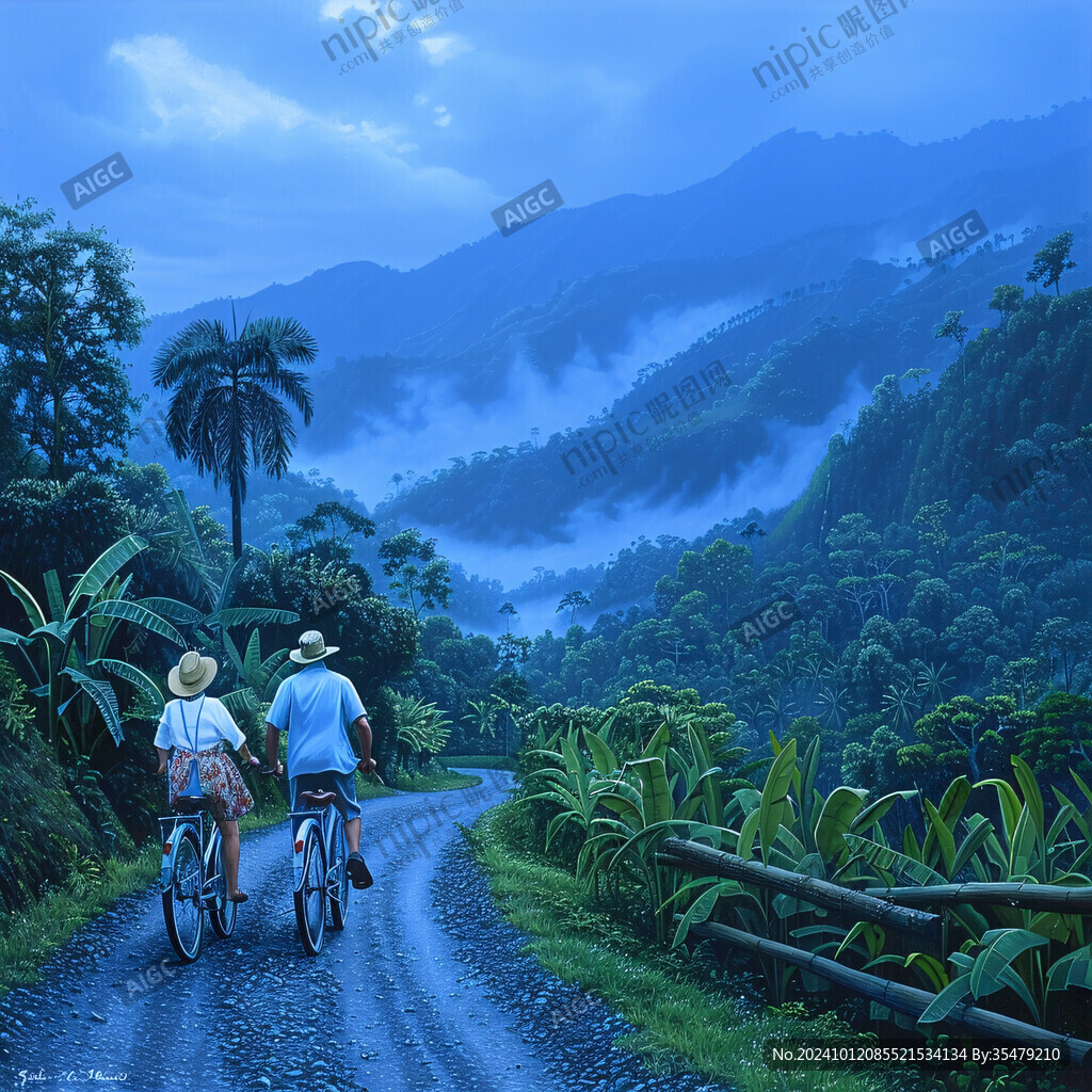 郊外小路快樂騎行
