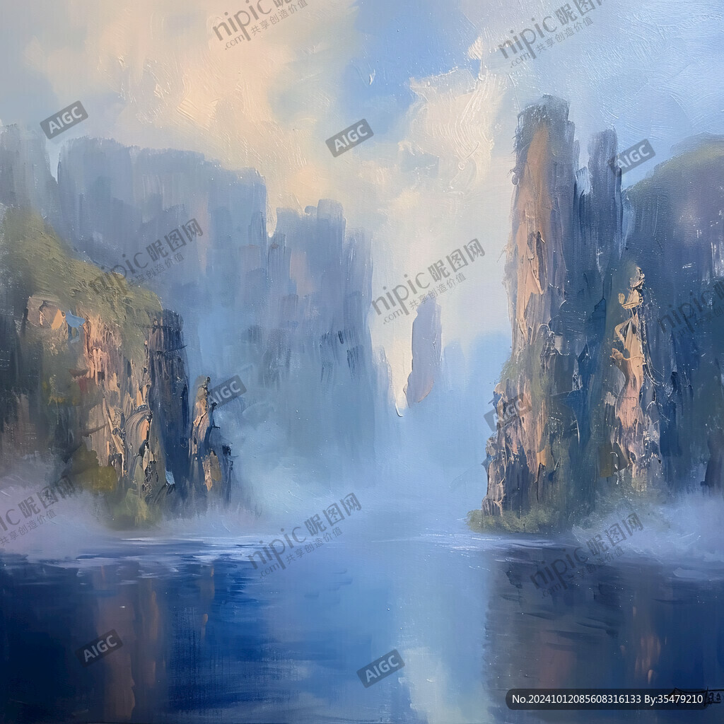 興坪古鎮(zhèn)油畫