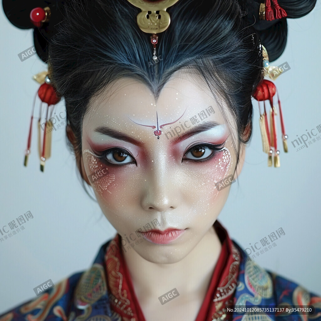 非物質(zhì)文化化妝妝容
